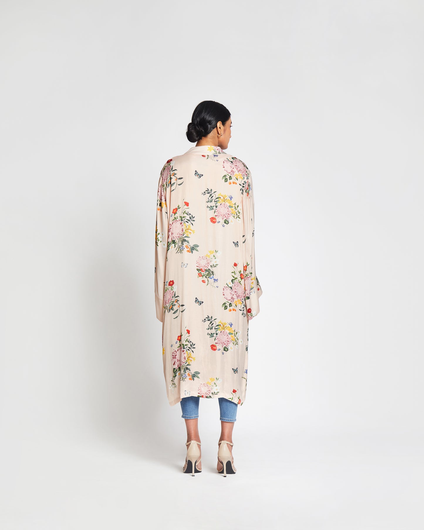 Julia Kimono- Long Satin Kimono
