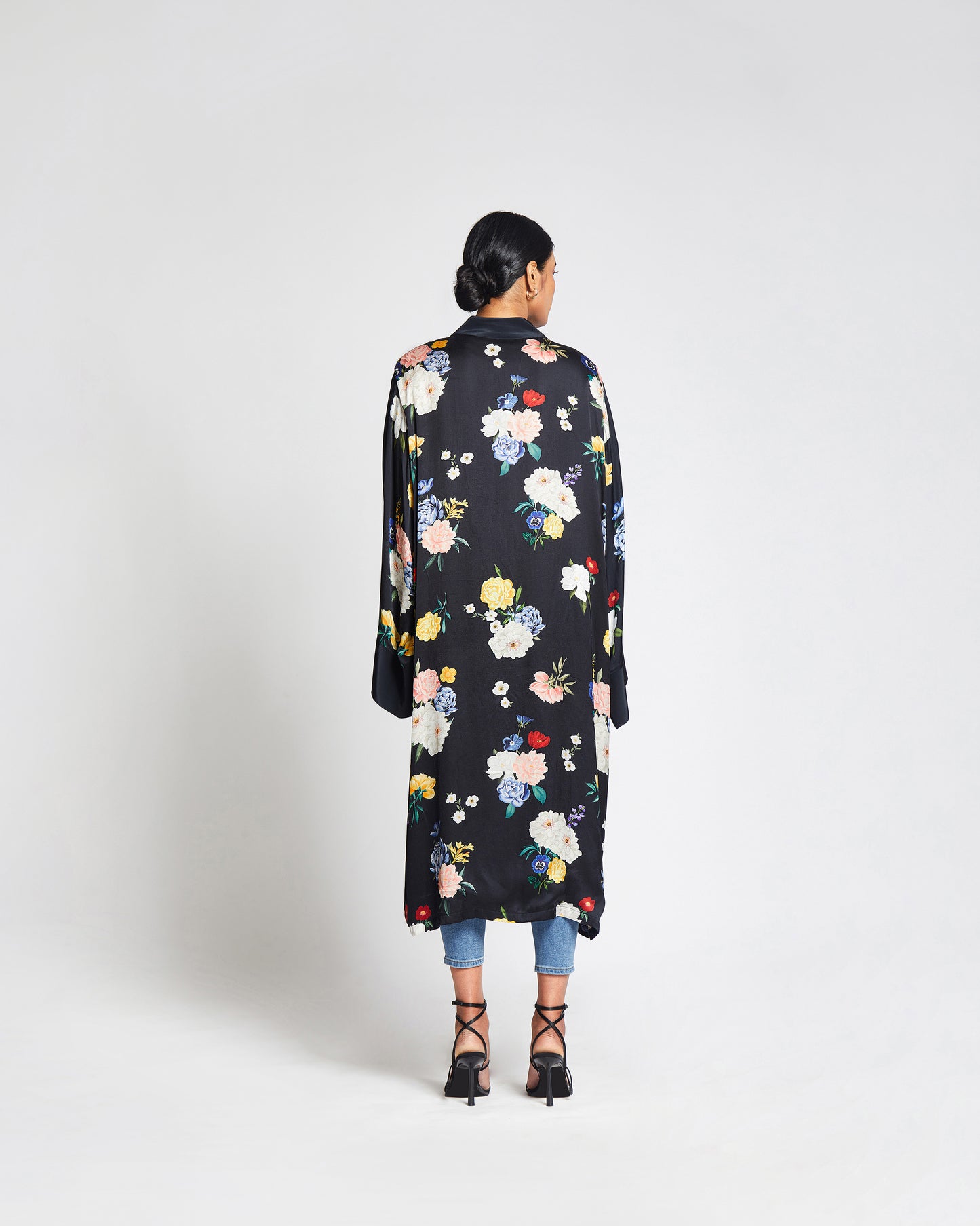 Carmen Kimono- Long Satin Kimono