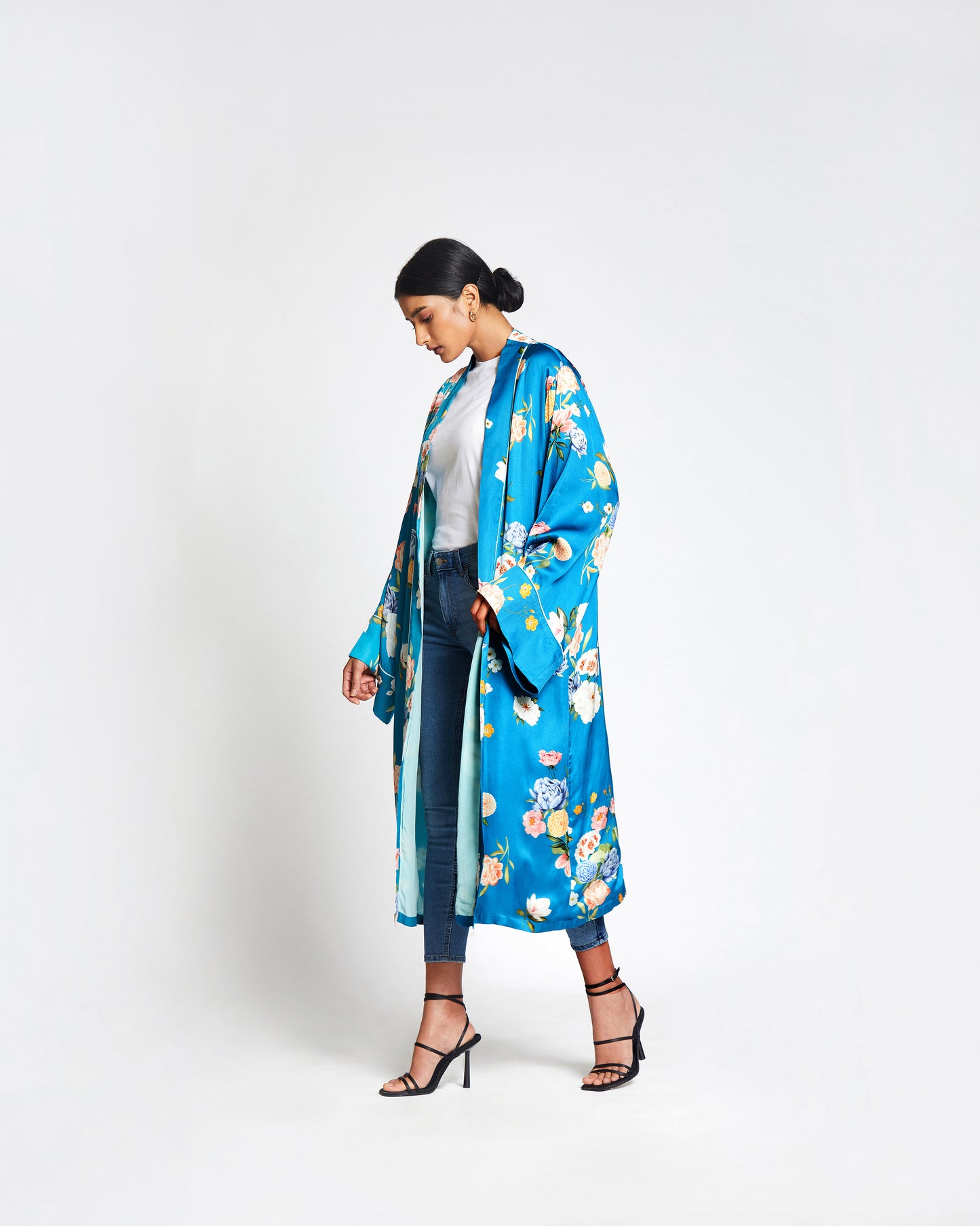 Marta Kimono - Long Satin Kimono