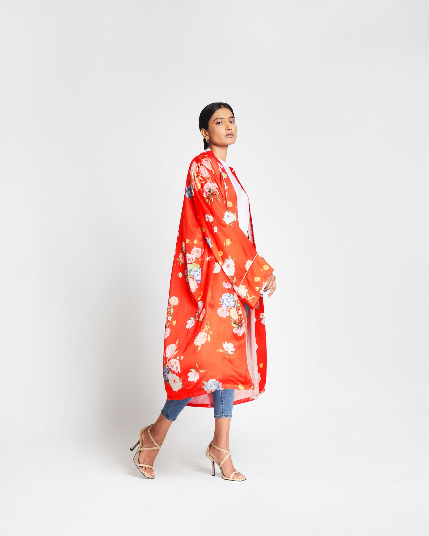 Marta Kimono - Long Satin Kimono