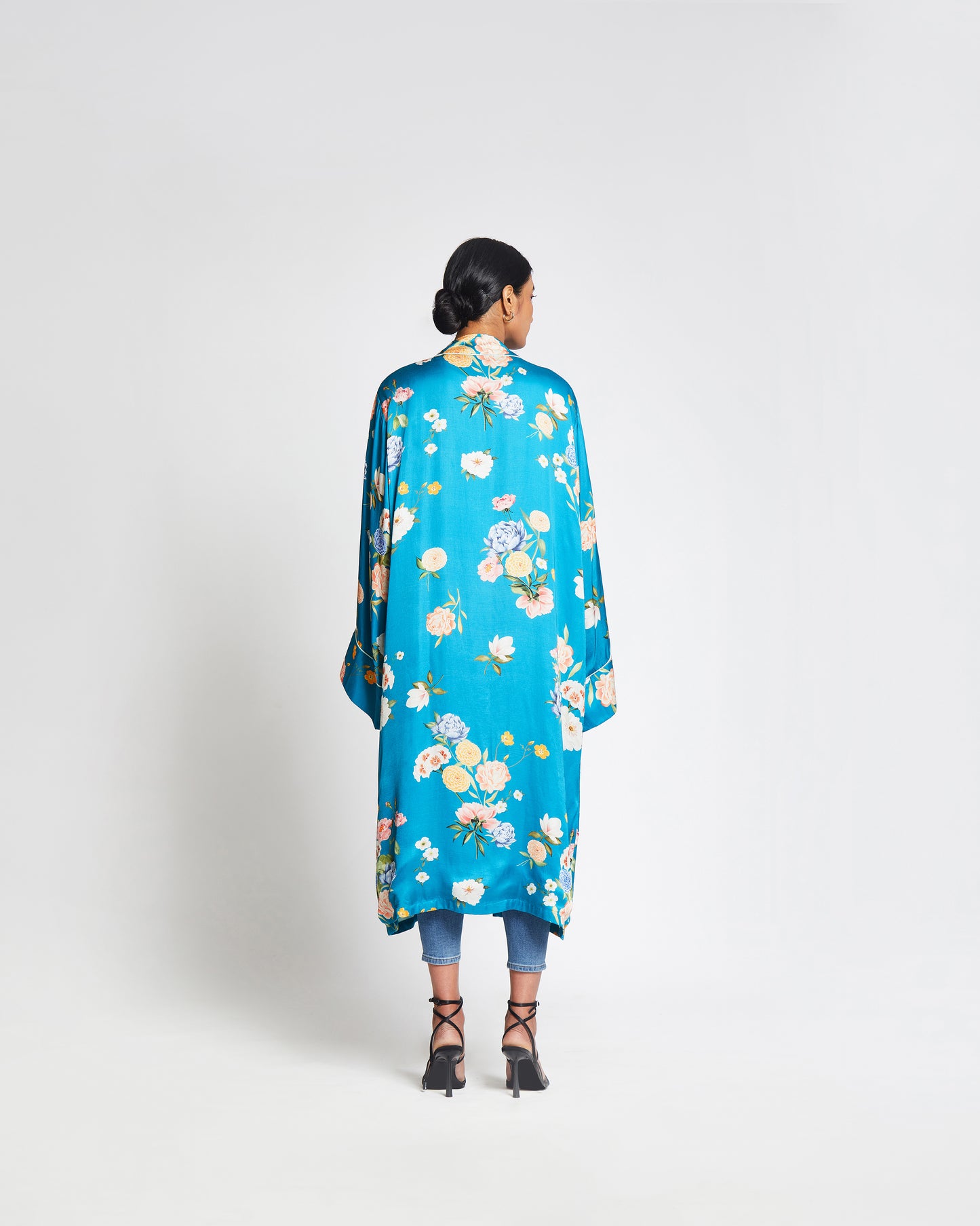 Marta Kimono - Long Satin Kimono