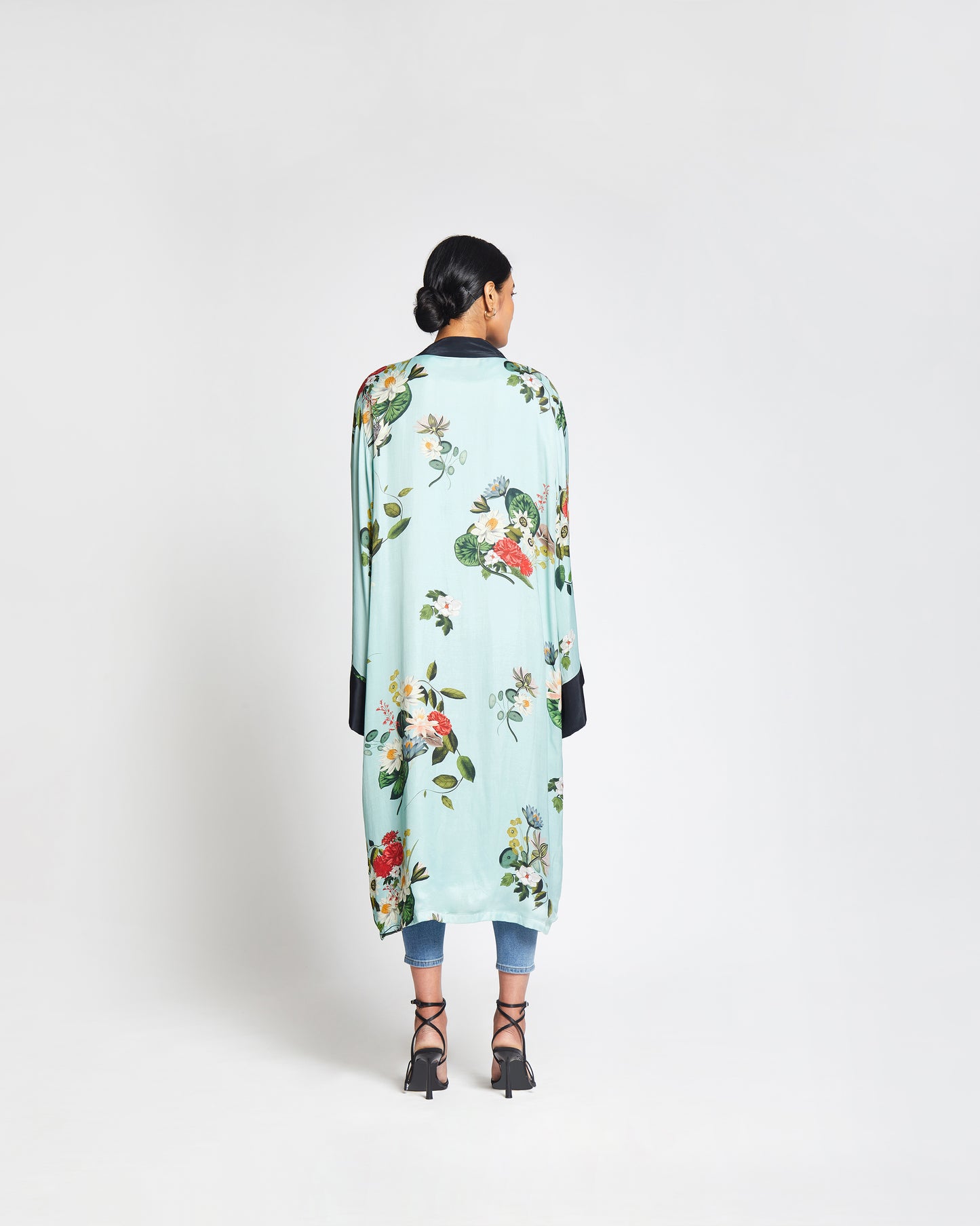 Antonia Kimono- Long Satin Kimono