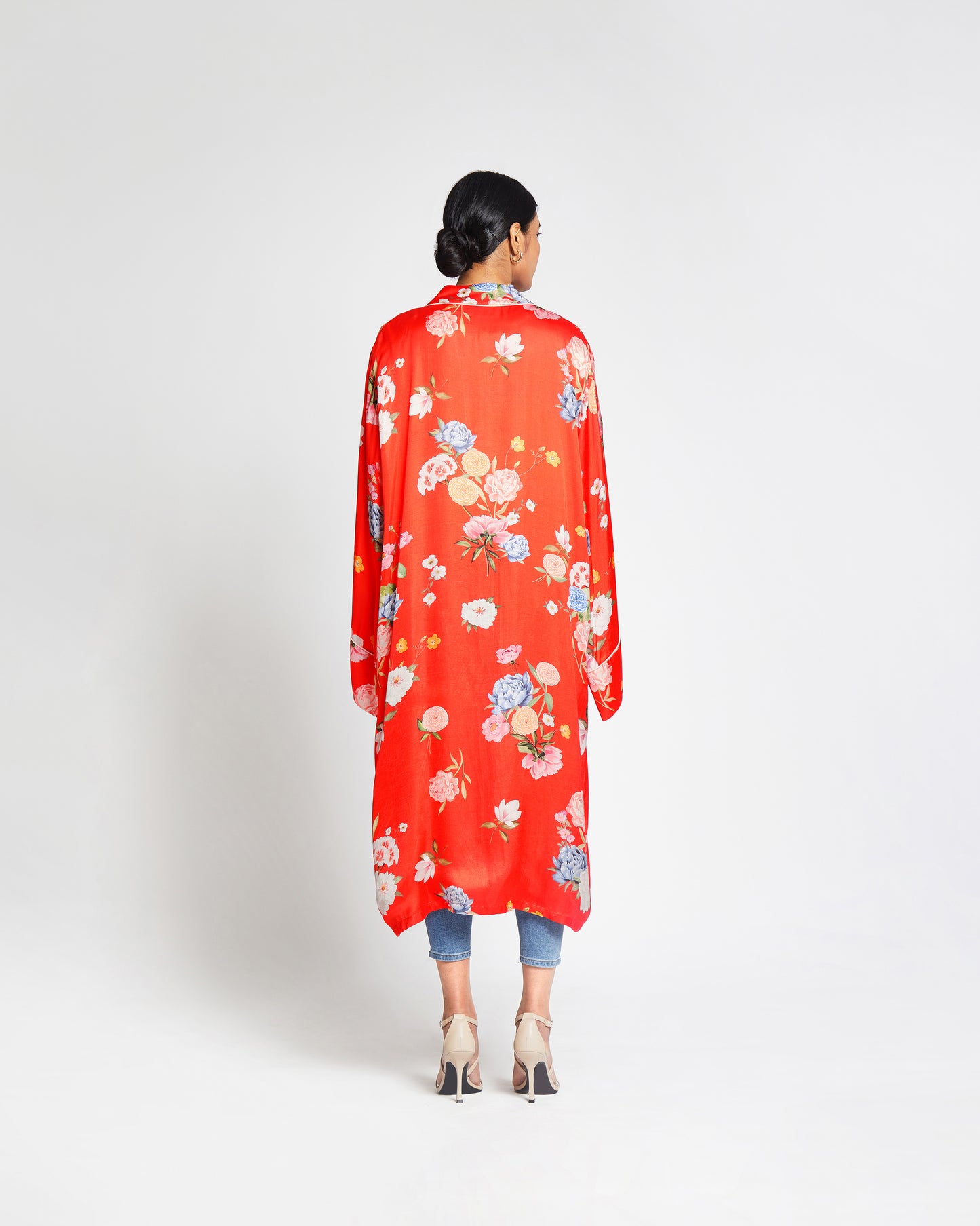 Marta Kimono - Long Satin Kimono